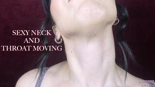 SEXY NECK AND THROAT MOVING