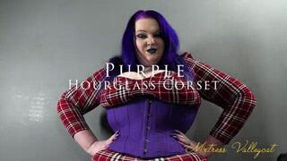 Purple Hourglass Corset (wmv)