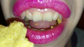 chewing and eating tortillas - wmv