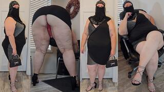 BBW - Stranger approached me for directions and got distracted and ended up cumming on my leg - kinky BBW SSBBW POV worship (big butt, big booty, big ass, huge ass, big tits, big boobs, massive ass)