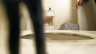 Tiny Kevin Sneaks into his Giantess Boss Private Bathroom  1080 smaller