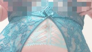 Censored Lingerie Tease for Losers