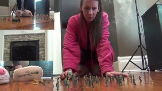 Giant Riley Destroys Sons Toys!