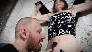 The apartment manager destroys my belly! (HD)