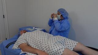 Surgical medfet breath play and orgasm denial with Doctor Jess