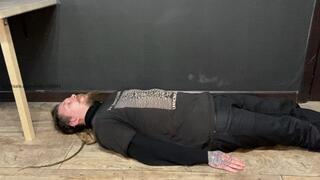 Spontaneous cruel boots trampling