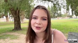 Real Teens - PAWG Brunette Teen Adrianna Jade Fucks Like A Pro In Her First Casting Scene