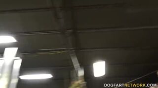 Busty Blonde Christie Stevens Gets Anal from Big Black Cocks