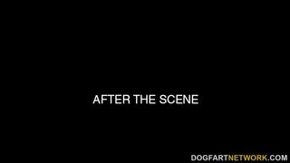 Rose Red Tyrell Fucks a Black Guy's Cock at a Glory Hole