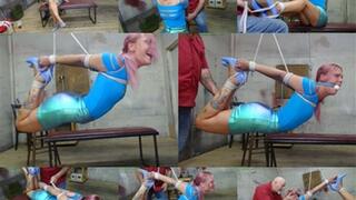 Excited wench begs for her first suspended hogtie (MP4 SD 35000kbps)