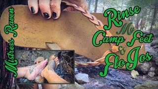RINSE MY CAMP FEET & FLOJOS