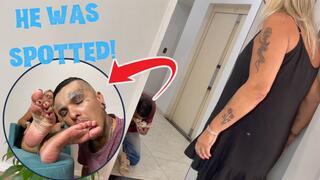 Smelling someone else's shoes behind the door - Ms Aline Ep 1 - GG PRODUCER (MP4-HD 1080p)