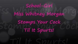Bratty School-Girl Cock Stomp - mp4