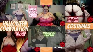 Halloween Compilation Costumes - CurvyRedhead - WMV