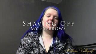 Shaving Off My Eyebrows (wmv)
