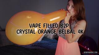 Vape Filled B2P Crystal Orange Belbal 4K