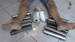 Merciless Train Waggons crush 6