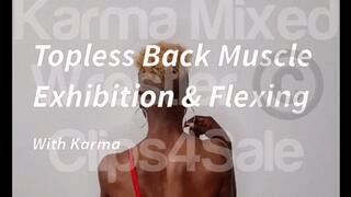 Topless Back Muscle Exhibition Clip