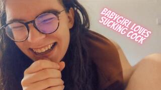 POV - waking up and sucking his cock