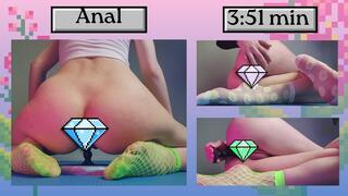 First time playing with my new anal toy