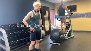 Unwanted Room Service (Bondage, Foot Dom, Ballbusting, Cumshots, Post-Orgasm) with Brendan Byers & Rocky Sparks