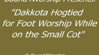 Dakkota Hogtied for Foot Worship - HQ