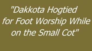 Dakkota Hogtied for Foot Worship - SQ
