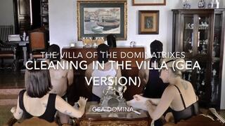 The Villa of the Dominatrixes: Cleaning in the Villa - Gea version - (Mobile version)