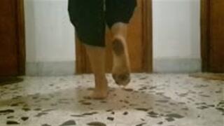 DIRTY FEET: ENTER THE HOUSE OR NOT?