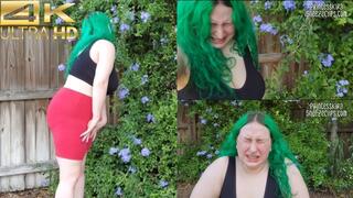 Flower Bush Allergy Sneeze Attack in 4K HD