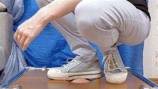 Trampled under huge sneakers - extended version (part 3 of 4), flo042xe 1080p
