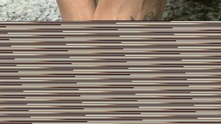 Kinky latenight footjob