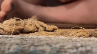 Giantess Cassie - Little Bug Watching Me Stretch Part 1