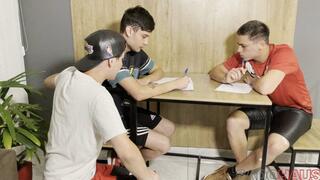Cowboy Ties, Gags And Tickles Three Very Ticklish Students