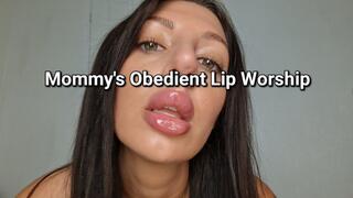 Step-Mommy's Obedient Lip Worship