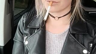 sexy smoking in my car