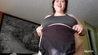 Hardest Most Outgrown Try on Yet Fatty vs SpanxMP4 HD)