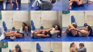 Gym Creep goes to SLEEP - Headscissoring Beatdown - Mixed Wrestling