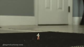 Unaware Ivy Secret Squashes & Crushes Tiny Shrunken Slumber Party Friends (HD 1080p MP4)
