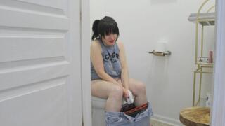 SNOTTY PRINCESS ALL STUFFED UP EARTH RATTLING NOSE BLOWING COUGHING XXX PEEING AND DIARRHEA STARTS