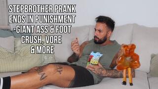 Stepbrother prank ends in punishment | Unaware to aware giant crush, vore and more - Lalo Cortez