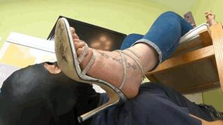 CC - Disgusting sexy high heel sandals