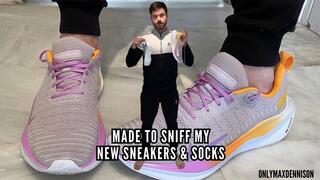 MADE TO SNIFF MY NEW SNEAKERS & SOCKS