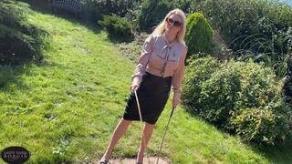 Outdoor Caning!  Let Your Screams be Carried on the Wind!