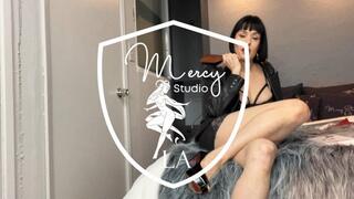 Mistress Snow Mercy Will Spank You In The Bedroom