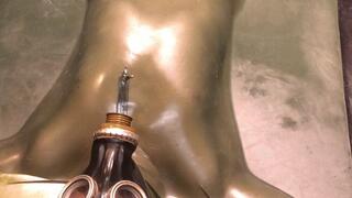 Alone, secured, waiting