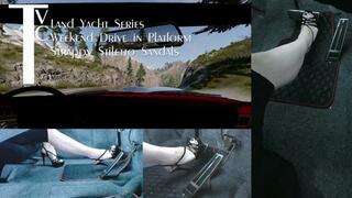 Land Yacht Series: Weekend Drive in Platform Strappy Stiletto Sandals (mp4 1080p)