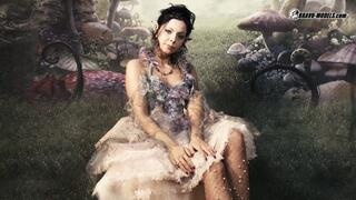 379 Julia Parker fairy purple sparkles cosplay costume