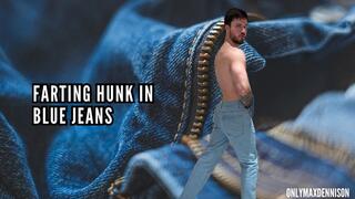 FARTING HUNK IN BLUE JEANS