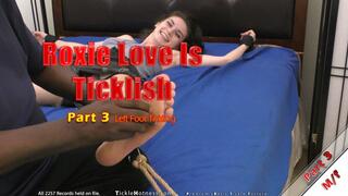 Roxie Love Is Ticklish - Part 3 - Left Foot Tickling